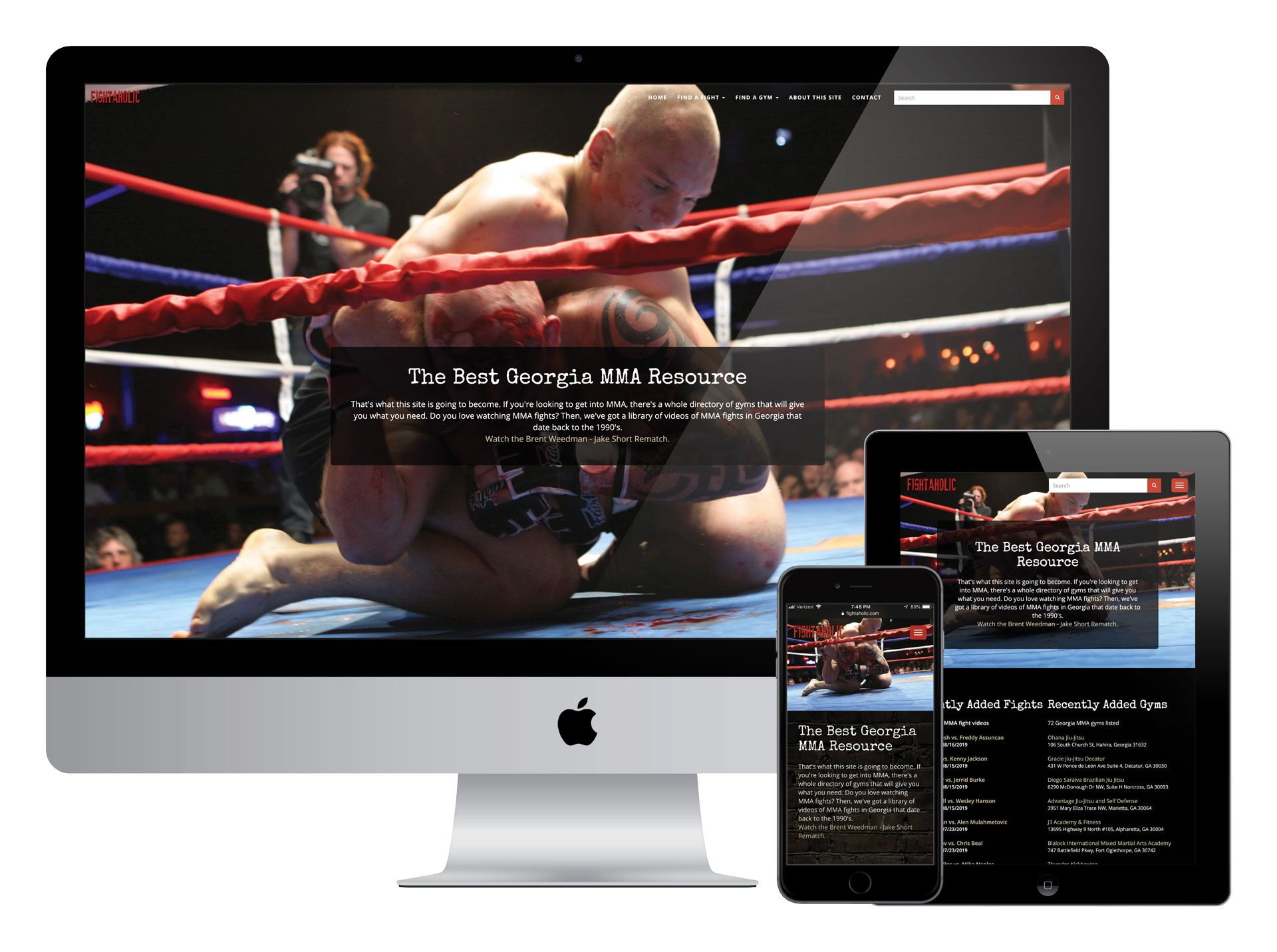 Mma App Layout Examples MMA Resource Responsive Web Design Project • Atlanta, GA